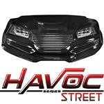 Yamaha G29/Drive HAVOC Street Style Front Cowl Kit in Black