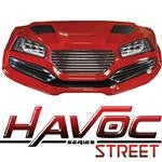 Yamaha G29/Drive HAVOC Street Style Front Cowl Kit in Red