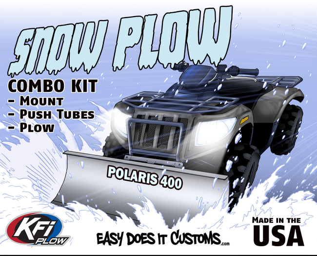 Polaris Big Boss 6x6 400L - 1995 ATV    KFI Plow Mount 105190