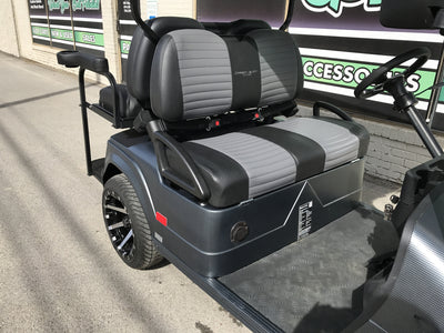Custom Black and Grey Seat Covers for Star EV