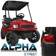 Madjax Alpha Golf Cart Body Kit Street Red