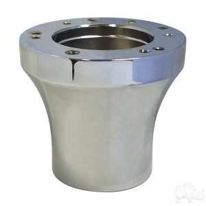 Chrome Steering Wheel Adapter for Golf Carts