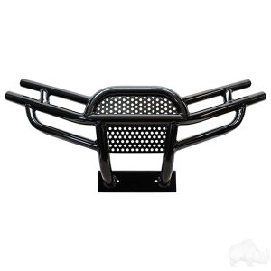 Club Car Tempo, RHOX BMF Heavy Duty Front Brush Guard, Black Powder Coat Steel