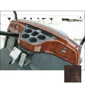 RHOX Custom Dash in Woodgrain for Yamaha Drive Golf Cart