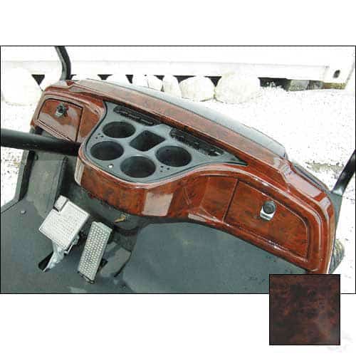 RHOX Custom Dash in Woodgrain for Yamaha Drive Golf Cart