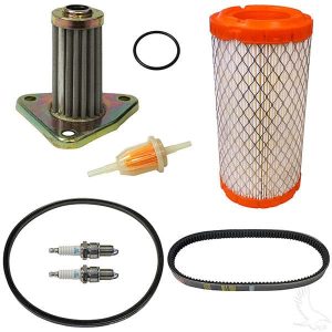 EZGO TXT 295 or 350cc 4-cycle Gas 96+ w/Oil Filter Deluxe Tune Up Kit