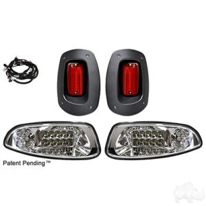 RHOX LED Clear Factory Style Light Kit for EZGO RXV Golf Cart