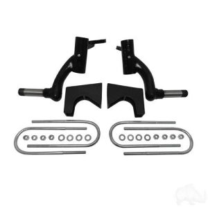 RHOX, 6" Drop Spindle Lift Kit for EZGO TXT 08.5+ Golf Cart with a Kawasaki Engine