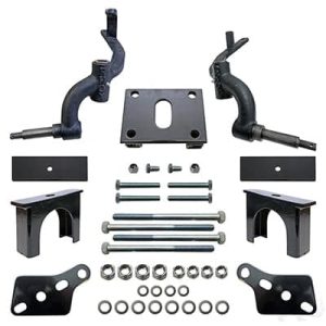 RHOX Lift Kit, 3" Drop Spindle for Club Car DS Gas & Electric Golf Cart 09+