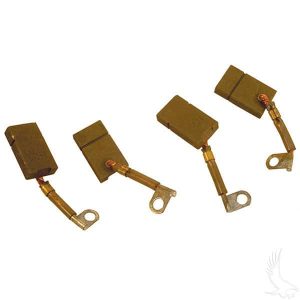 Brush Set, Starter Generator, EZGO Gas 80+, Club Car Gas 84+, Yamaha Gas 78+, Set of 4