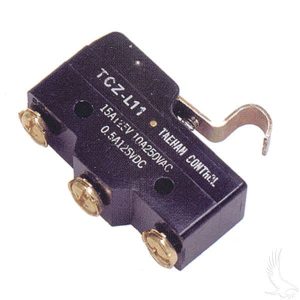 3 terminal Micro Switch for EZGO Marathon Electric 90-94 w/ Solid State Controller