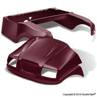 DoubleTake Phantom Golf Cart Body Kit For Club Car Precedent Burgundy