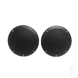 5" Round Poly-Planar 80 Watt (per pair) Coaxial Water Resistant Speakers Only- Set of 2