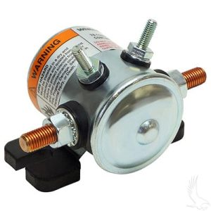 36V 4 Terminal Copper / Short Solenoid for EZGO Electric Resistor Cars