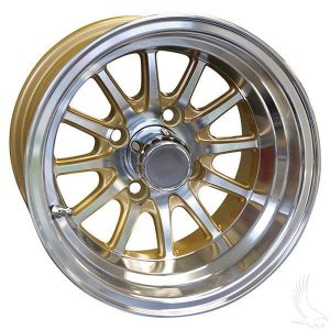 Phoenix Machined w/ Gold w/ Center Cap