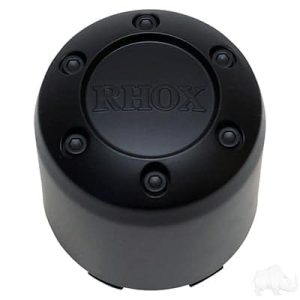 RHOX Snap-in Matte Black Plastic 2.65" Center Cap