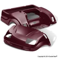 DoubleTake Vortex Golf Cart Body Kit for Yamaha Drive Burgandy