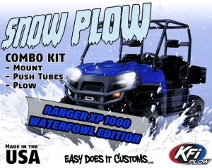 Polaris Full-Size Ranger XP 1000 Waterfowl Edition - 2021-2022 - Snow Plow Mount 106485