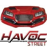 Yamaha G29/Drive HAVOC Street Style Front Cowl Kit in Red