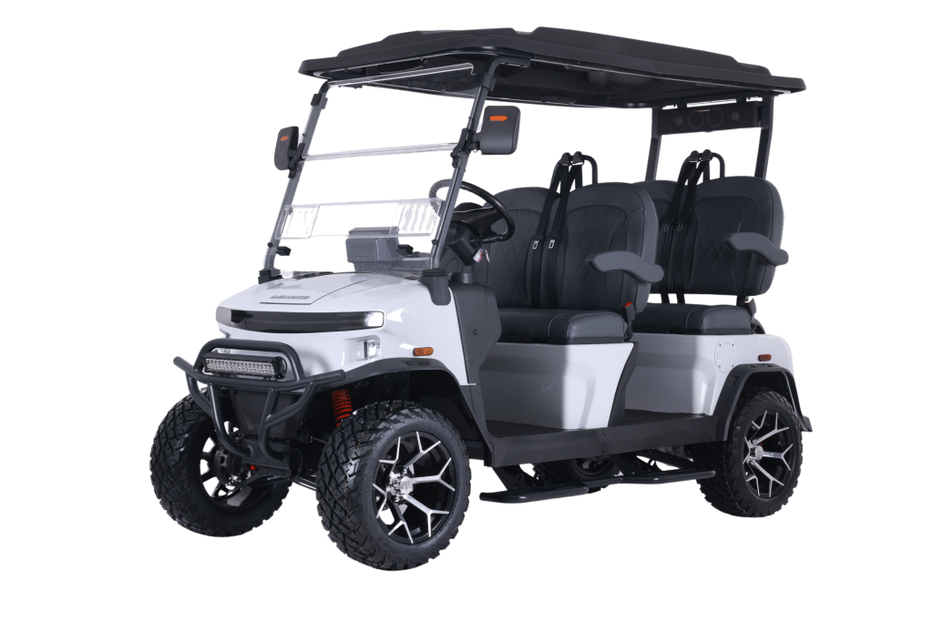 Denago EV Rover XL PA street legal electric golf cart in White