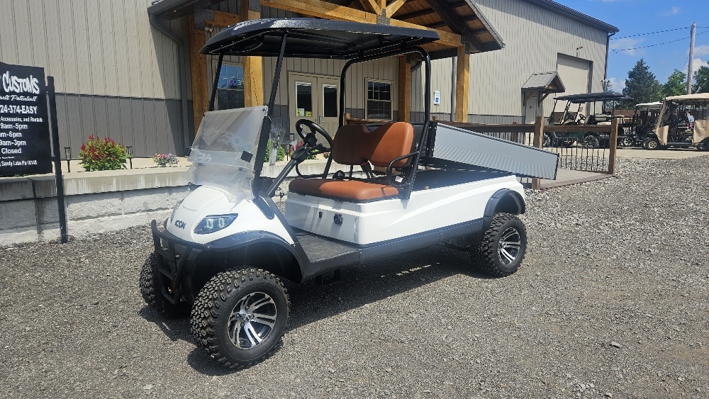 2025 ICON C20UL Utility Golf Cart in White