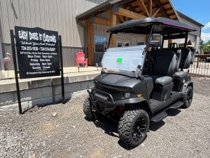 2026 Denago EV Rover XL in Matte Black with Upgraded Premium Wheels