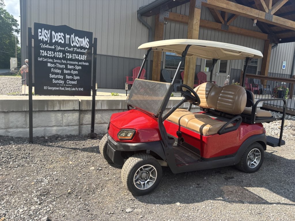 2019 Club Car Tempo in Red